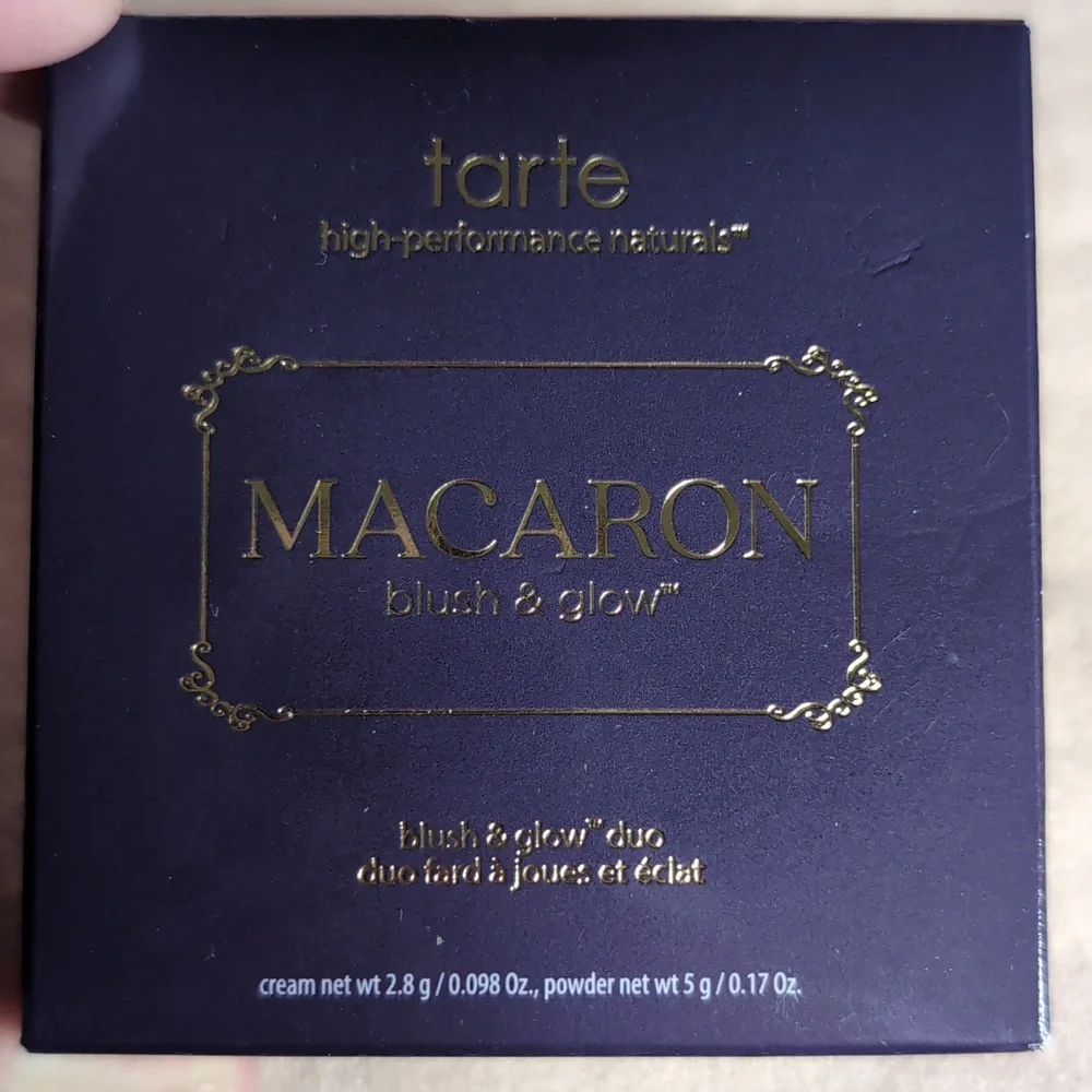 NEW RELEASE!!! Tarte Macaron Blush & Glow Duo-Color:Pink Champagne-NIB